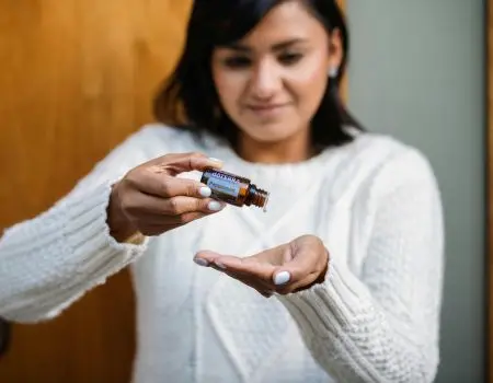 Aceite esencial de menta para aliviar las náuseas de la marca DoTerra